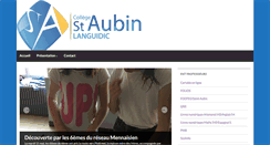 Desktop Screenshot of collegesaintaubin.net